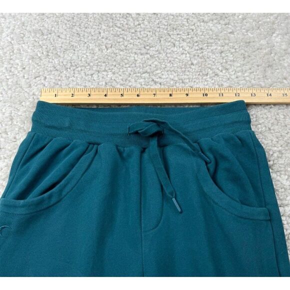 Zyia Active Sleepover Jogger Sweatpants Emerald Teal Green - Picture 9 of 12